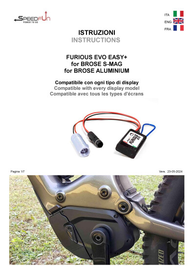 SPEEDFUN FURIOUS EVO EASY BROSE ASENNUSOHJE