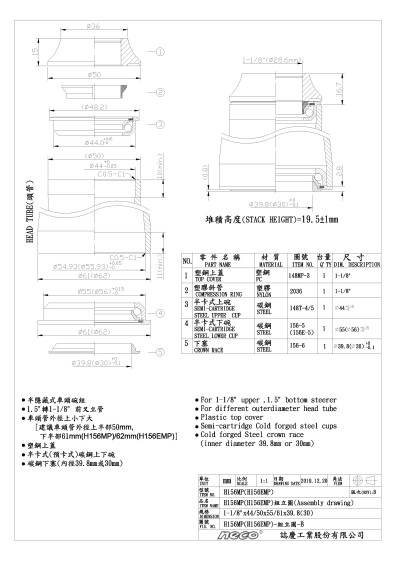 Neco 156MP ohjainlaakerisarja fe10 emax