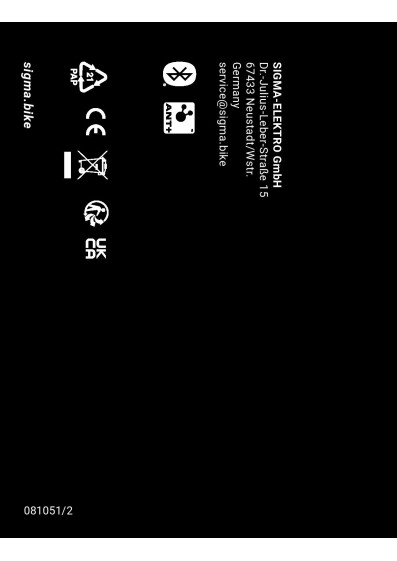 081051 2 SIGMA ROX 2 0 ENDURANCE Kurzanleitung 130x100mm quer low